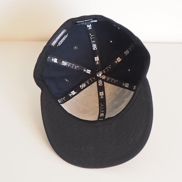 Buffalo Bisons New Era Red White Blue Patriotic Hat Fitted 7 1/8 Stars & Stripes - Picture 5 of 8